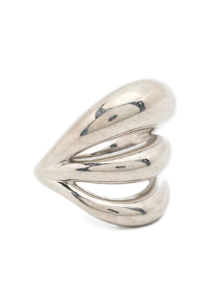 Panconesi Triptych Blow Up ring - Silver