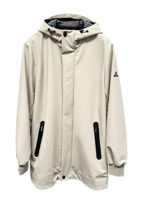 HèSKIMO zip-fastening hooded coat - Neutrals