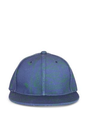 THE WORLD IS YOURS paisley-print baseball cap - Blue