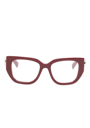 Gucci Eyewear butterfly-frame glasses - Red
