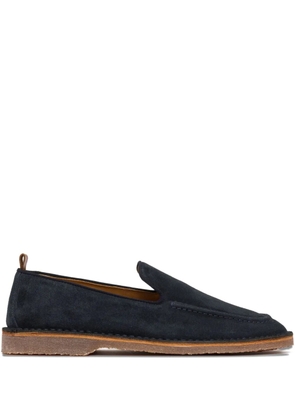 Buttero suede stitching loafers - Blue