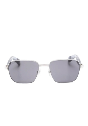 Cartier Eyewear rectangle frame sunglasses - Silver
