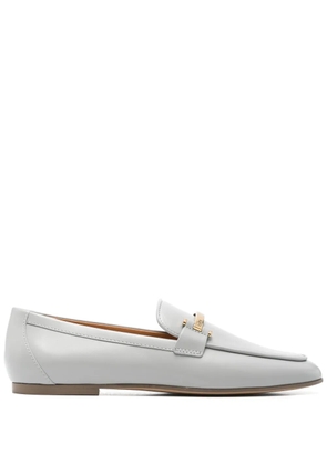 Tod's leather loafers - Grey