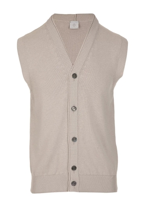 Eleventy V-neck buttoned gilet - Neutrals