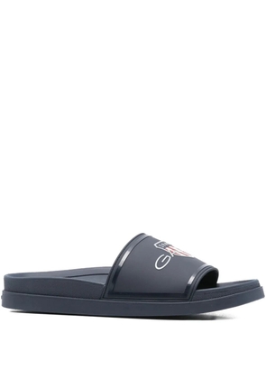 Gant Pierbay logo-embellished sliders - Blue