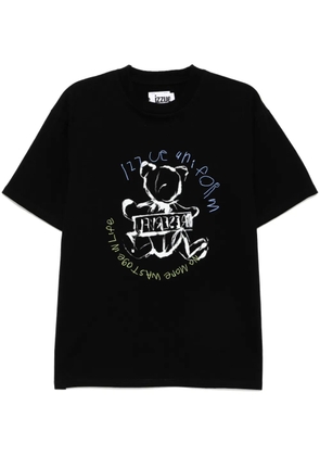 izzue graphic-print t-shirt - Black