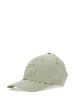 Stone Island compass logo baseball cap - Green