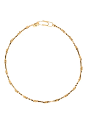 Aurelie Bidermann twisted chain heart necklace - Gold