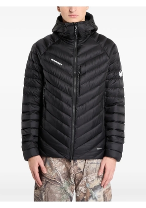 Mammut logo hooded jacket - Black