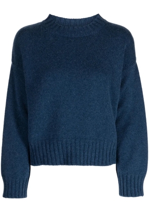 Pringle of Scotland cropped cashmere jumper - Blue