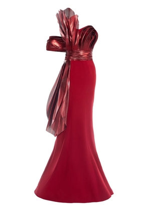 Gaby Charbachy asymmetric gown - Red