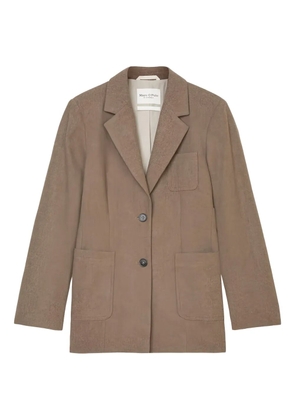 Marc O'Polo single-breasted blazer - Brown