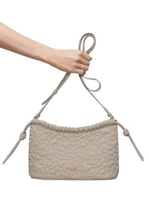 TOUS embossed cross body bag - Brown