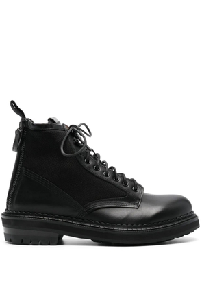 Buttero Cargo leather boots - Black