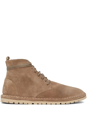 Marsèll Sancrispa suede lace-up boots - Neutrals