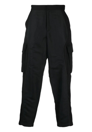 Ferrari panelled cropped track pants - Black