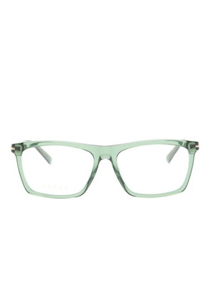Gucci Eyewear rectangle glasses - Green