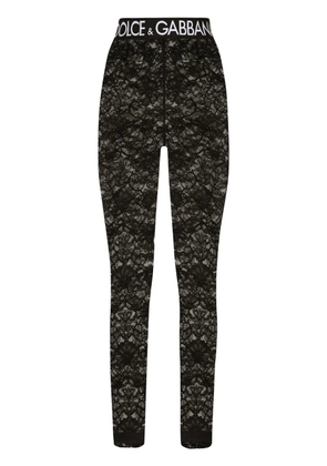Dolce & Gabbana lace leggings - Black