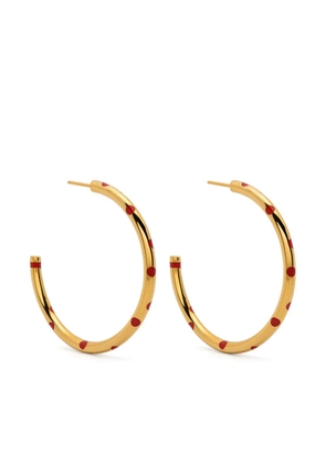 Aurelie Bidermann Positano hoop earrings - Gold