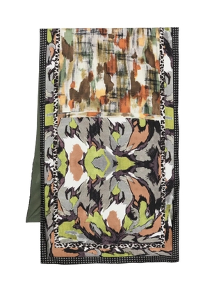 Pierre-Louis Mascia abstract-print silk scarf - Green