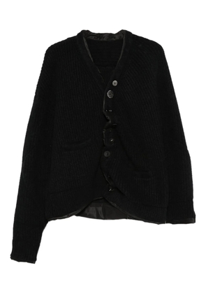 Undercover asymmetric cardigan - Black