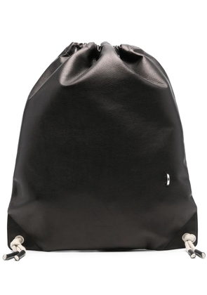 Rick Owens leather backpack - Black