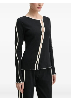 Résumé button-up cardigan - Black