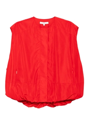 Tibi sleeveless blousant vest - Red