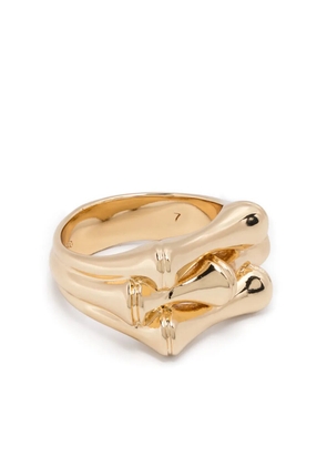Eddie Borgo Bambu signet ring - Gold