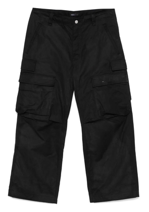 Purple Brand wide-leg cargo pants - Black