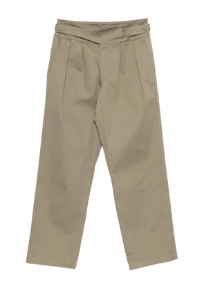 Gimaguas pleated belted trousers - Green