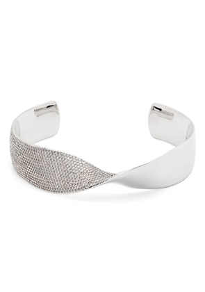 Eddie Borgo Pavé Torque collar - Silver