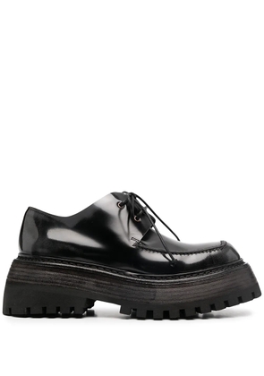 Marsèll Quadrarmato leather derby shoes - Black