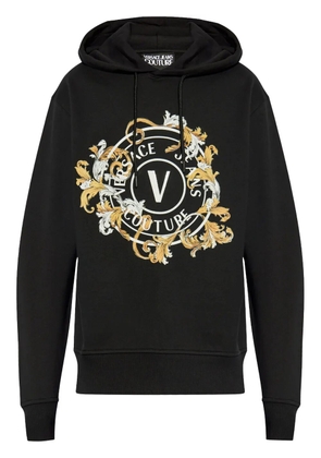 Versace Jeans Couture printed hoodie - Black