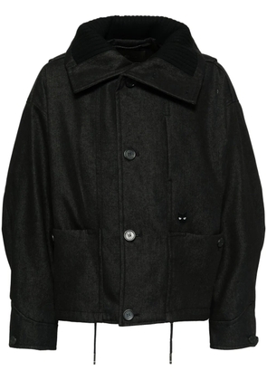 ZZERO BY SONGZIO panther denimlike jacket - Black