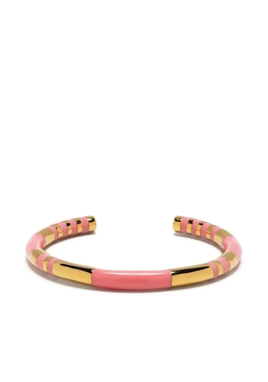 Aurelie Bidermann Positano cuff bracelet - Pink