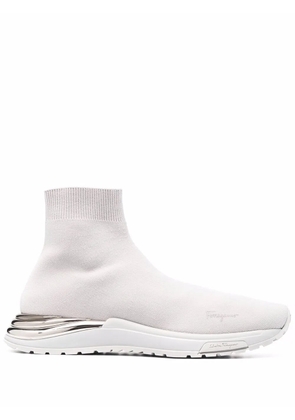 Ferragamo ankle sock sneakers - Grey