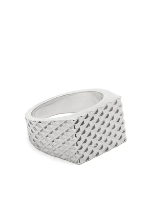 Wouters & Hendrix Midnight Children Textured ring - Silver