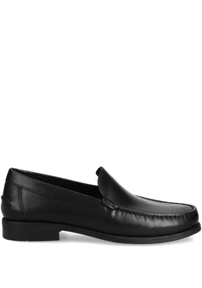 Geox New Damon leather loafers - Black