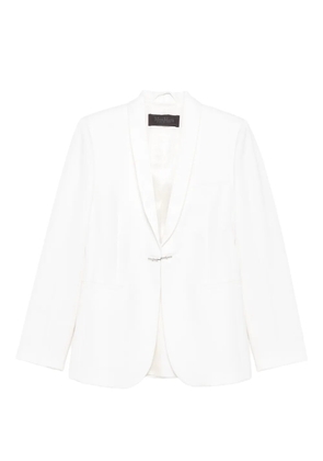 Max Mara shawl-collar blazer - White