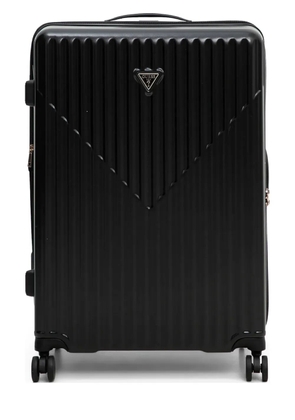 GUESS USA ridged hard-shell trolley - Black