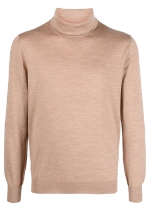 Lardini roll-neck wool jumper - Neutrals