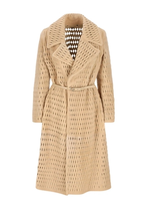 FENDI cut-out shearling leather - Neutrals