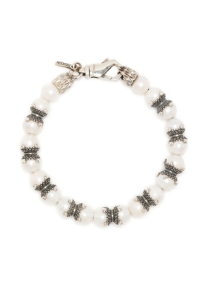Emanuele Bicocchi large freshwater pearl bracelet - White