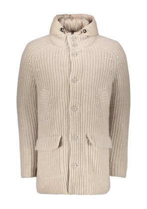 Herno button hooded jacket - Neutrals