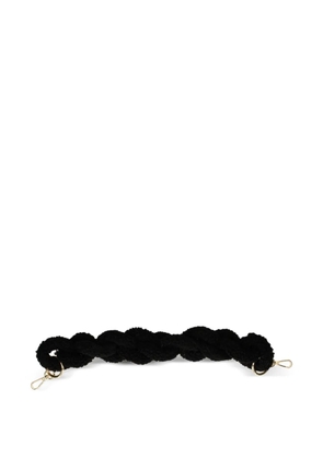 MY BEST BAG twisted teddy chains - Black