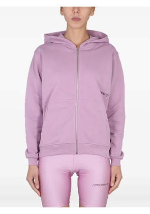 HINNOMINATE zip-up pocket sweater - Purple