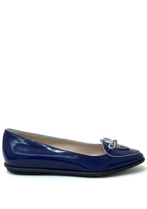 Tod's tie ballet flats - Blue