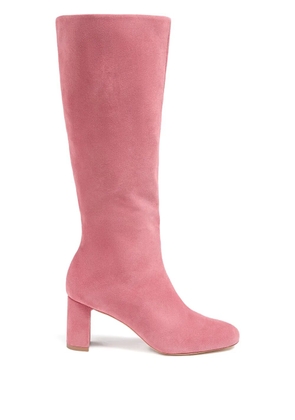 Cinq A Sept 70mm Dani suede boots - Pink