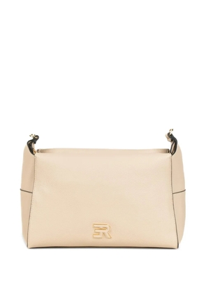 ERMANNO FIRENZE Victoria logo-plaque shoulder bag - Neutrals